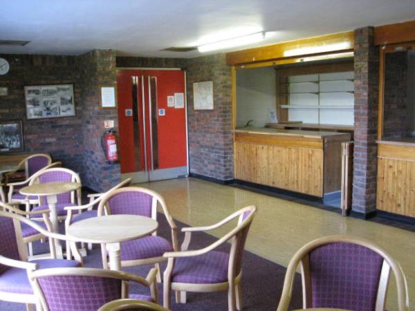 The foyer and bar